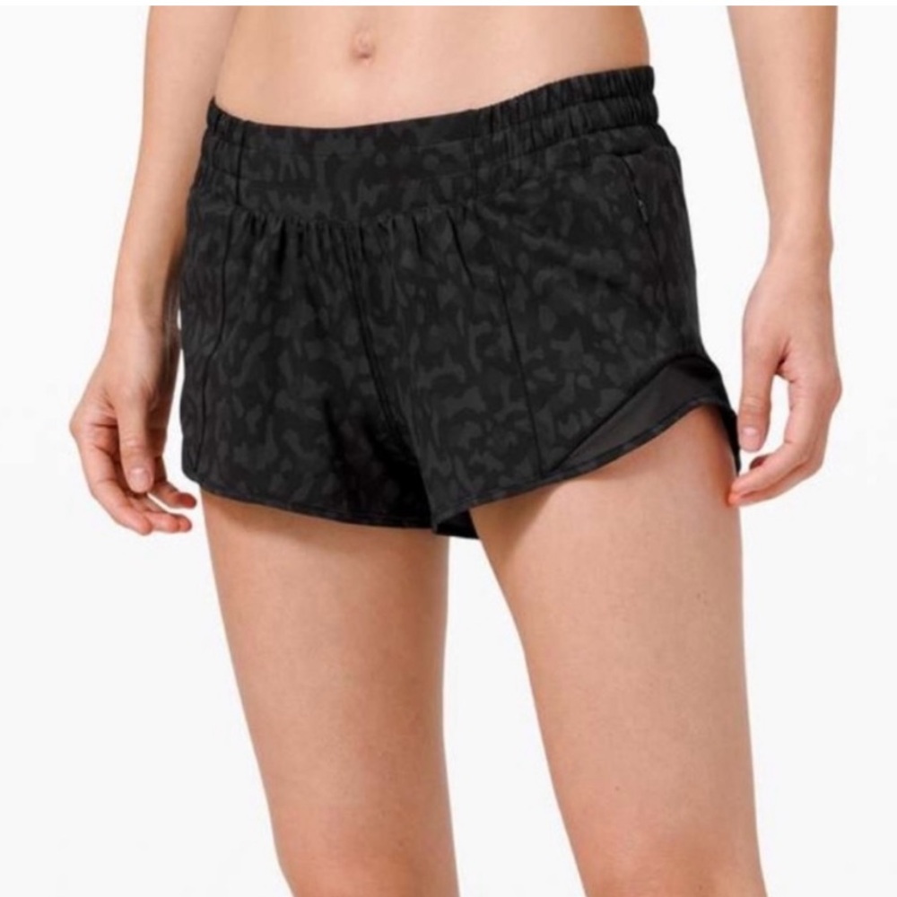 Lululemon Hotty Hot Leopard Shorts